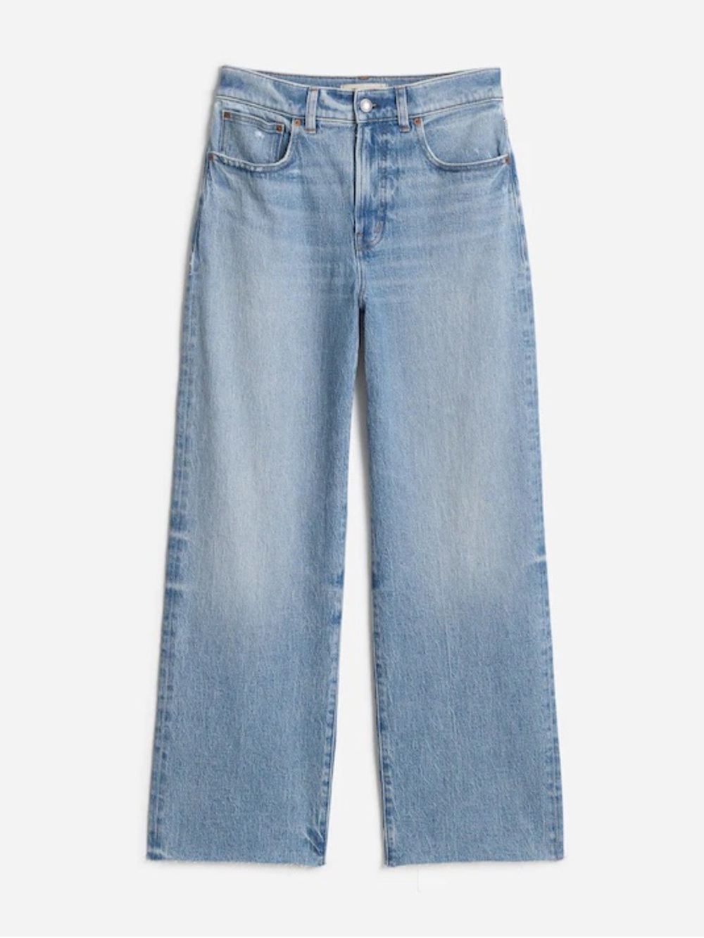 Madewell The Perfect Vintage Wide Leg Crop Jean in Hallstead Wash - Size 30